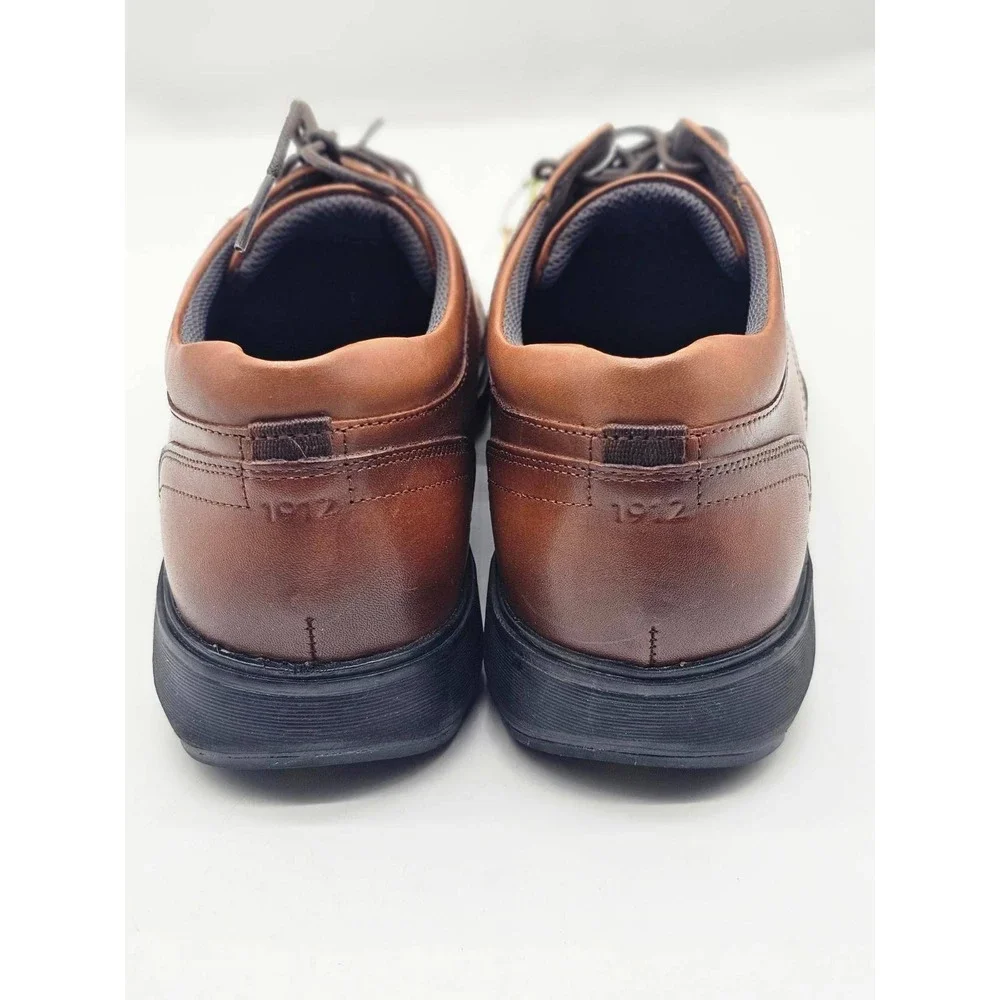 Nunn Bush Oxford Mens 11M Brown New Leather KORE Comfort Gel 84942-221 Shoe